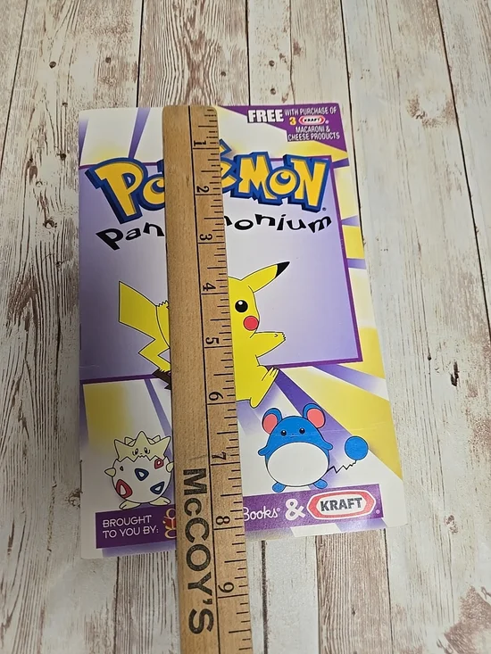 Pokémon Pandemonium Coloring Book 2000 Kraft Promo UNUSED Golden Books Vintage - Picture 7 of 9